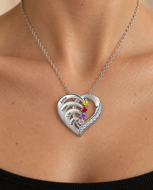 Collier Pierre de Naissance - porté par un mannequin