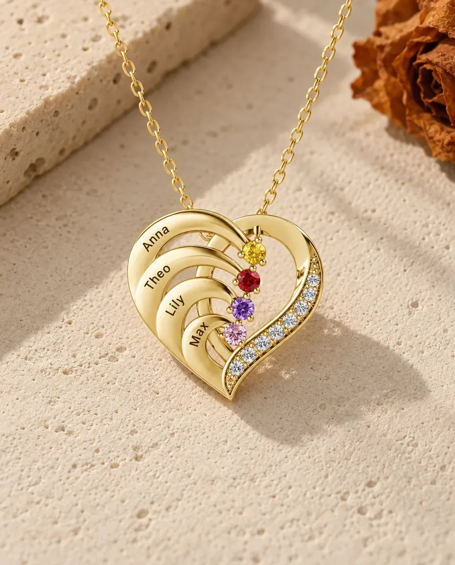 Collier Pierre de Naissance - finition or