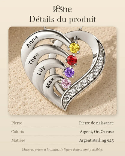 Collier Pierre de Naissance - dimensions et matière
