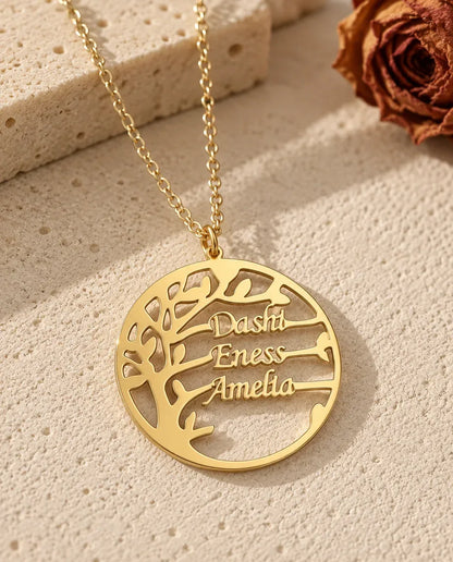 Collier Prénom - finition or